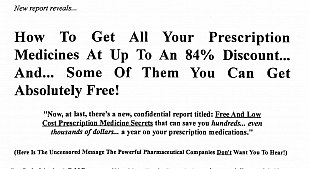 84% Discount On Prescription Meds Ad by Gary Halbert
