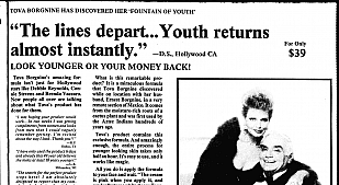 Youth Returns Instantly Ad by Gary Halbert