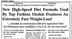 High-Speed Diet Formula Ad by Gary Halbert