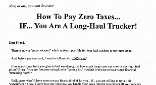 How To Pay Zero Taxes Letter by Gary Halbert