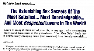 “Astonishing Sex Secrets” Sales Letter by John Carlton (for Men’s Health)