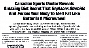 “Canadian Sports Doctor” Ad by John Carlton